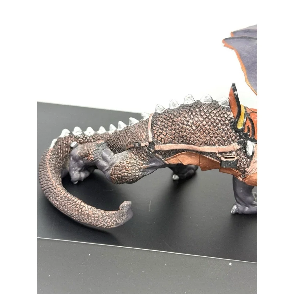 2007 PAPO Dragon of Darkness Fire Breathing Fantasy Figure Medieval Dragon Toy